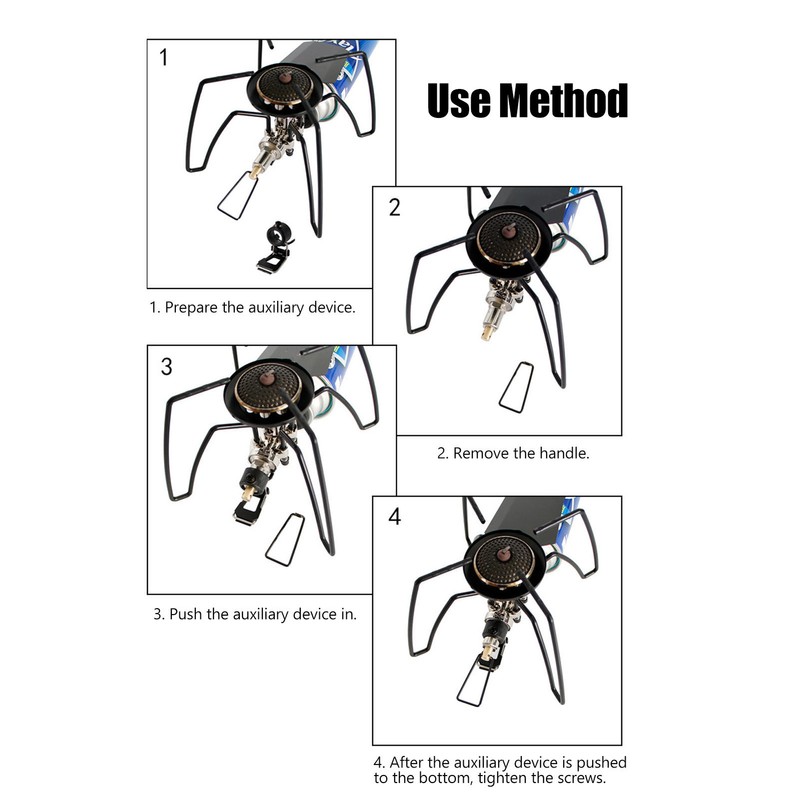 Outdoor Folding Gas Stove Mini Portable Strong Firepower Easy Control