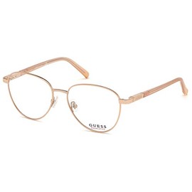GUESS Eye Candy GU3037 Rose Gold/Grey 51/15/135 Unisex Glasses, Rose Gold/Grey