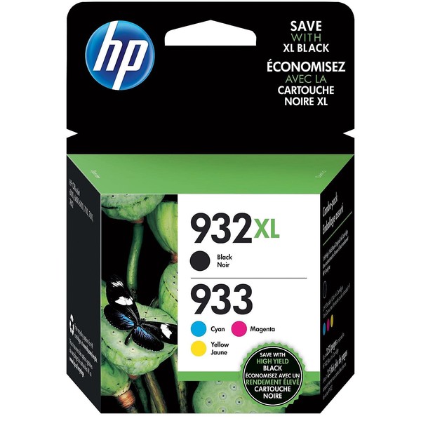 933 Cmy/932xl Black Ink Cartridge Pack