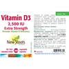 New Roots Herbal - Vitamin D3-2,500 IU - 180 Capsules