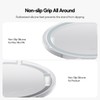 PULWTOP Clear Acrylic Desk Stand for Mac Mini M4/M4 Pro