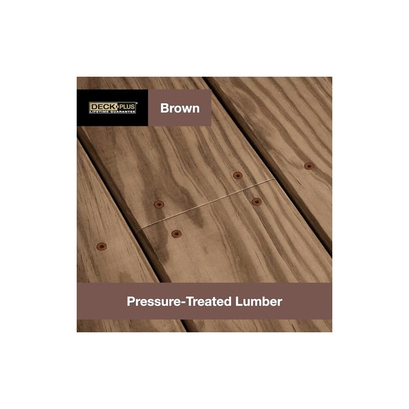 Tornillos Deck Plus, tornillo de madera exterior recubierto de epoxi