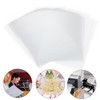 Operitacx 15pcs Transparent Film Sheets for Printers Transparency Paper for
