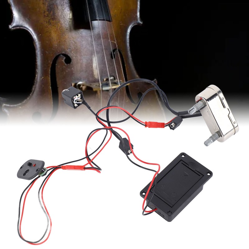 Cello Pickup Metal Plastic High Sensitivity Low Noise Professional Cello
