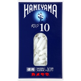 カメヤマローソク 灯しび10 徳用 約225g ローソク 約10分