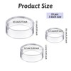ElevateTech 15 Pcs Clear Sphere Display Stand, Plastic Sphere Stands