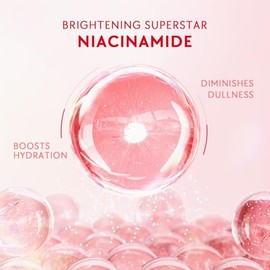 crema facial hidratante e iluminadora con 5% Niacinamide, gel cream con granada para tono desigual y Allantoin para piel sensible, 100 g