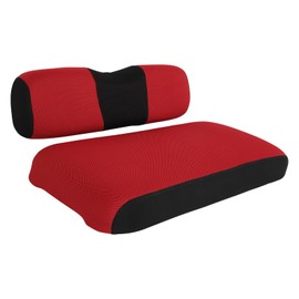 ILVGOLF Golf Cart Seat Covers for EZGO RXV Front Seat Cushion, Two-Color Design, Adjustable Straps and Retractable Buckle, No Stapler Required