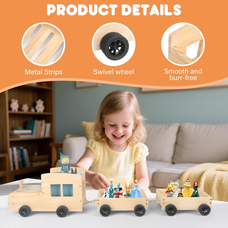 Car for Toniebox and Tonie Box Figures Storage Organizer Shelf