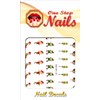 Christmas Santa's Helpers Elf (Ver.1) Clear waterslide Nail Art Decals
