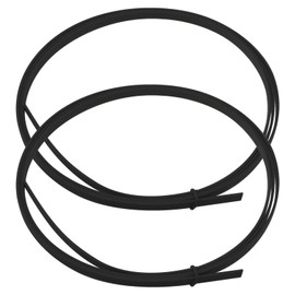 The Lord of the Tools 2Pcs Guitar Binding Purfling Acoustic Classical Guitar Binding Guitar Binding Edge Trim Guitar Accessories ABS 1650x7x1.5mm Black