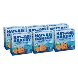 Nature’s Bakery Hearty Bars Blueberry, Whole Grains, Dairy-Free, Snack Bar, 30 Count