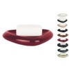 Spirella Etna Shiny Stoneware Soap Dish, Bordeaux