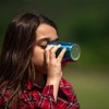 10oz Rainbow Stainless Steel Tumbler - Reusable Metal Drinking Glasses