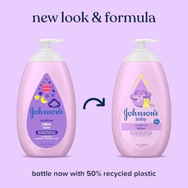 Johnson?s Bedtime Baby Lotion with NaturalCalm Essences, Hypoallergenic & Paraben Free, 27.1 fl. oz