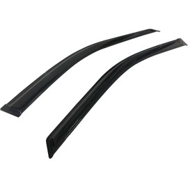 TYG Tape On Window Visors Fits for 1998-2002 Honda Accord 2-Door Coupe Only, Side Auto Window Wind Deflectors, Ventshade, Rain Guards for Cars/Trucks