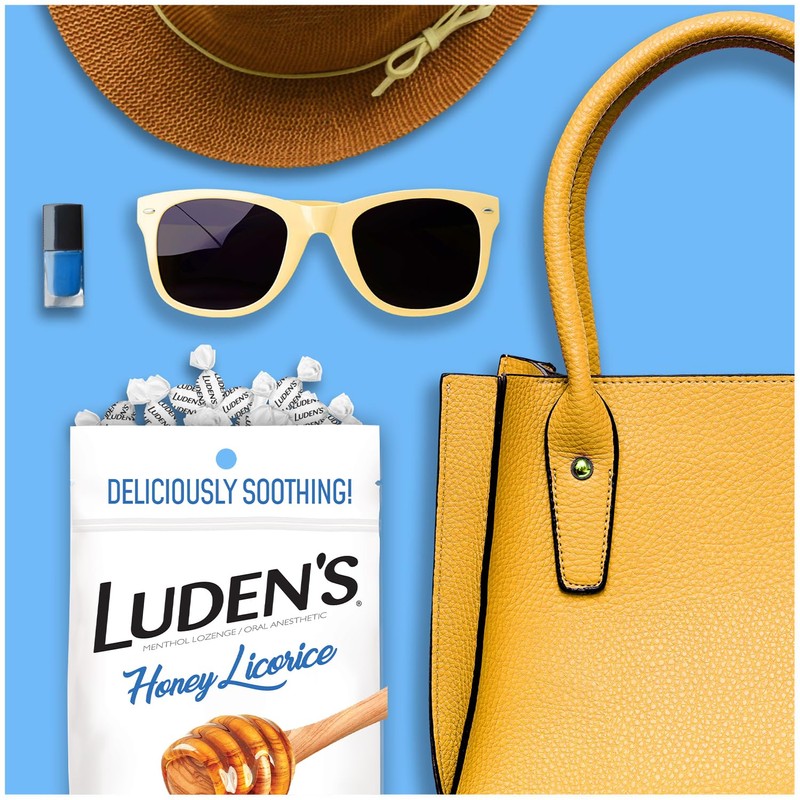 Luden's Soothing Throat Drops, Honey Licorice, 30 ct (Pack of