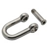 Extreme Max 3006.8393 BoatTector Stainless Steel D Shackle with No-Snag