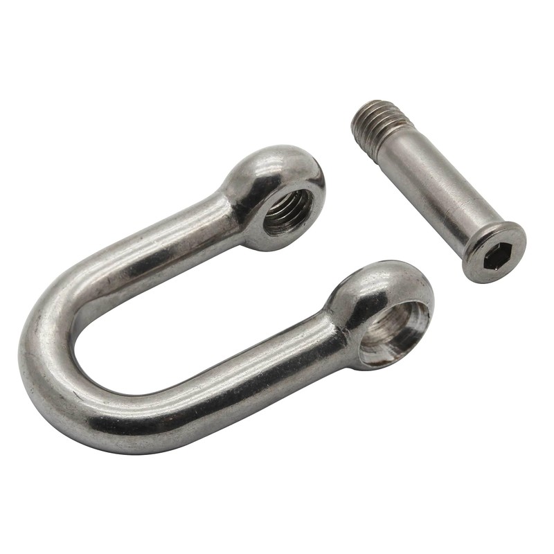 Extreme Max 3006.8393 BoatTector Stainless Steel D Shackle with No-Snag