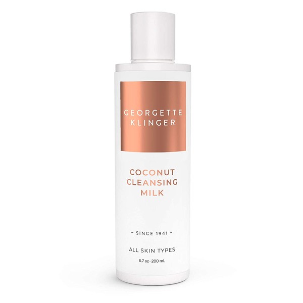 Coconut Facial Cleansing Milk Sulfate Free for All Skin Types by Georgette Klinger Skin Care - Men & Women Daily Face Cleanser