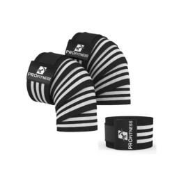 Profitness Weightlifting Knee Wraps (Pair) – Adjustable Compression Sleeves