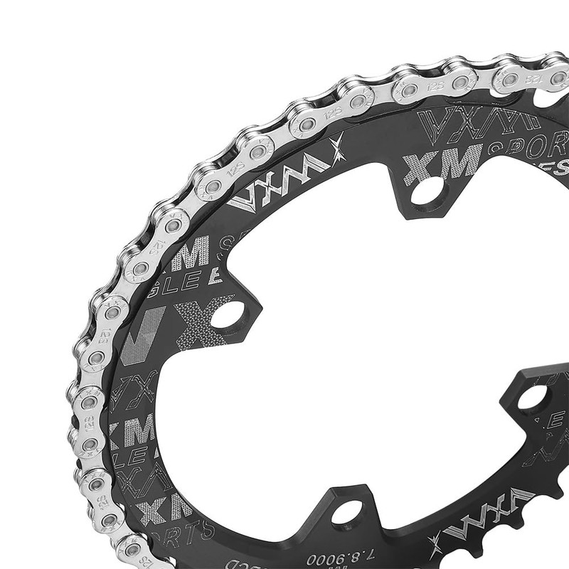 9 Speed Bike Chain 1/2" x 11/128" 116 Links Electroplated