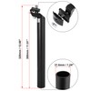 X AUTOHAUX 31.6x300mm Bicycle Seat Post Aluminum Alloy Adjustable with