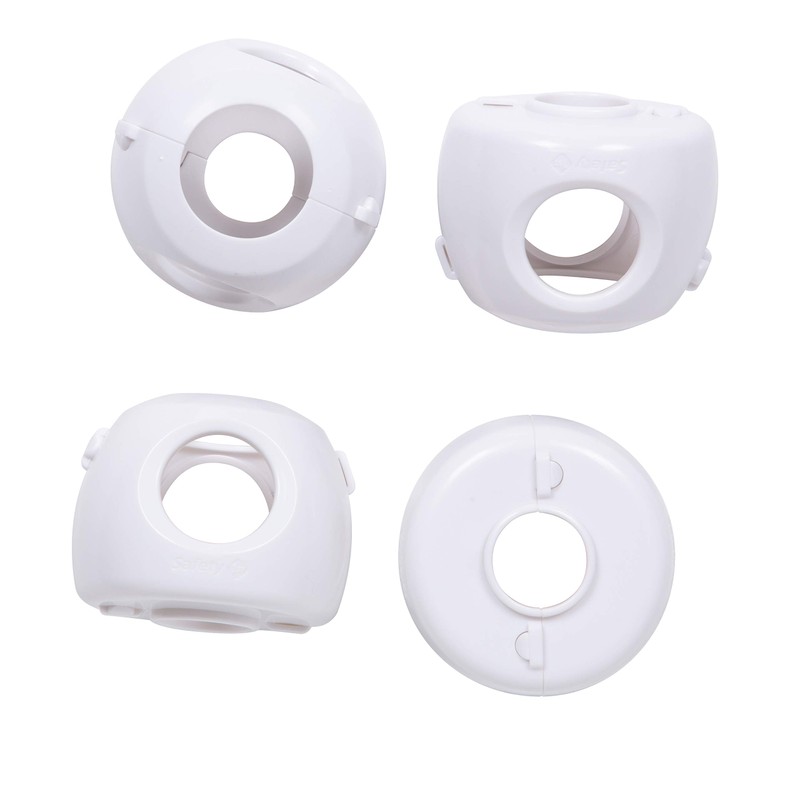Safety 1st Parent Grip Door Knob Covers, White, One Size,4