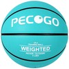 PECOGO Size 6 Weighted Training Basketball Blue(3lbs) - Heavy Indoor/Outdoor
