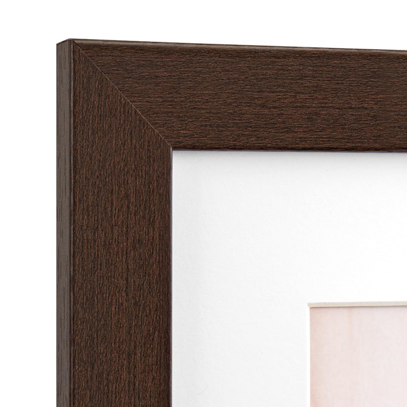 Momentworth 18x24 Frame Set of 3, Dark Brown Wood Grain