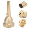 Nunafey Tenor Horn Mouthpiece 1/2" Horn Mouthpiece for Trombone Golden