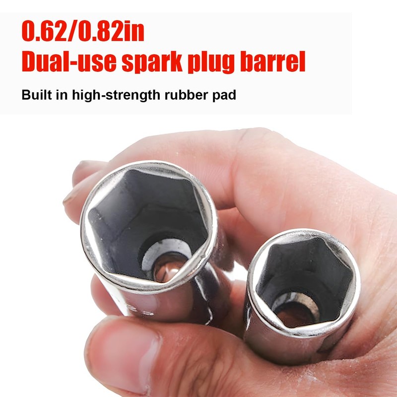 JNNJ 3-Piece Spark Plug Wrench Set, T-Handle Spark Plug Wrench