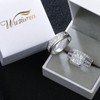 Wuziwen Wedding Wedding Ring Sets for Him and Her Set