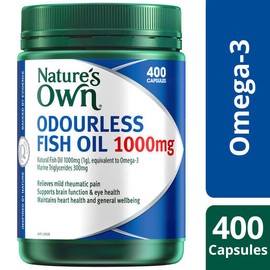 Nature's Own Odourless Fish Oil 1000Mg 400 Capsules