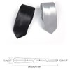 LUJIYY Women Skinny Scarf Long Necktie JK Uniform Tie Skinny