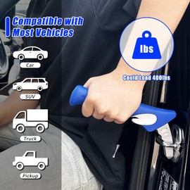 Car Door Handle for Elderly & Disabled Multifunction Car Handle Assist,Portable Auto Cane,Easy Sit to Stand Support,Auto Grab Bar with Seatbelt Cutter & Window Breaker for Seniors