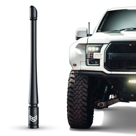 RONIN FACTORY Truck Antenna for Ford F150 Short Antenna Accessories F250 F350 Super Duty Dodge RAM 1500 Raptor Accesorios (Bronco 21-23) Accessories Short Replacement 8 Inch TuffLock