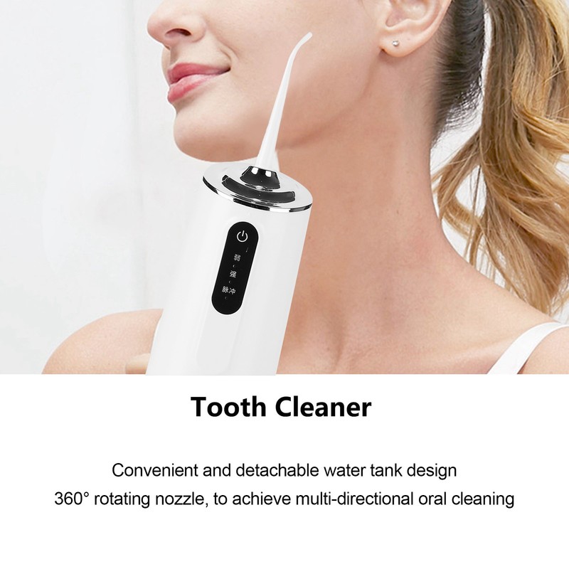 3 Mode Oral Irrigator Portable Teeth Flusher USB Charging Water