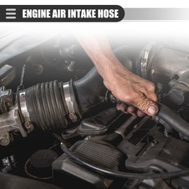 X AUTOHAUX Car Intake Hose Replacement, for Acura MDX 07-09, Rubber, No.17228RYEA00, Black