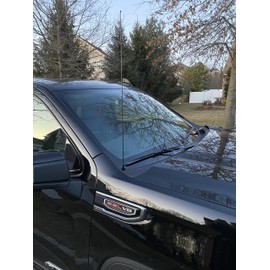 31 Inch Stainless Black Antenna MAST for GMC Sierra 1500 2006-2022