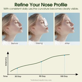 Baifuduo Nose Shaper Up Lifting Clip,Intelligent Nose Shaper for Wide Noses,Pain Free Nose Slimmer Device High Up Tool