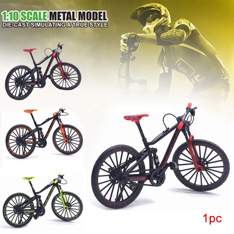 Kakalote Mini Finger Bikes, 1:10 Scale Alloy Mountain Bicycle Model