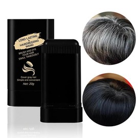 Disposa Ble Hair Dye Penwaterproof Sweatproof,Hair Dye Comb,Easy to Color Portable Fastreplenishment Color Does Not Fall Out Stick Lid Storage.:_BROWNISH BLACK【1Count】