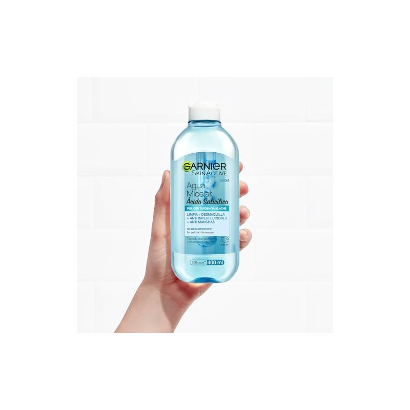 Garnier Skin Active Agua Micelar Anti Acne, 400 ml