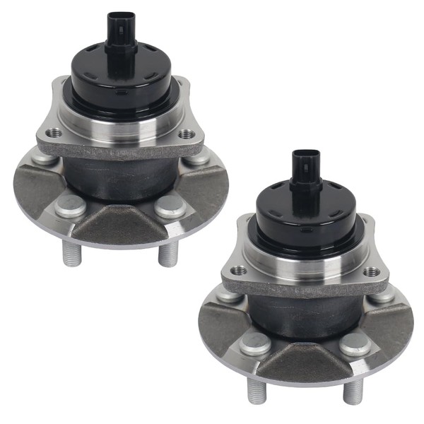 Autoround 512217 Pair Rear Wheel Bearing Hub Assembly fit for Toyota Corolla 2003-2008/ Prius 2004-2009/ Celica 2000-2005/ Matrix 03-08, Scion tC 05-10, Pontiac Vibe 03-08 FWD, ABS Models Only