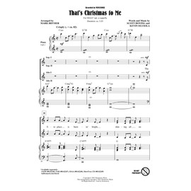 Hal Leonard That's Christmas to Me SSAA by Pentatonix Arranged by Mark Brymer