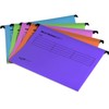 weegoo 12Pcs A4 Suspension Files with Tabs and Card Inserts