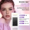 Masscaku Extensiones De Pestañas 5d W Shape 8-15mm Mix 0.07d