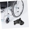 SAFIGLE 2Pcs Lightweight Crutch Holder for Wheelchairs Cane Mount Stand
