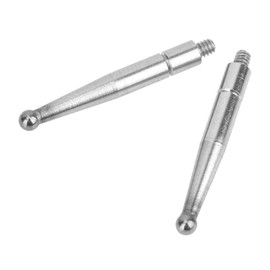 2PCS Dial Test Probe, Dial Test Indicator Probe Lever Indicators Gauge Measuring Tool Accessory Tungsten Steel(#2)